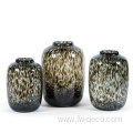 Leopard spotted flower glass vase bud vases